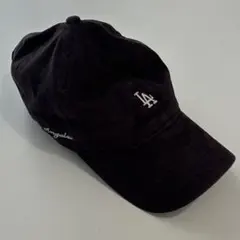 New Era 9TWENTY ブラックキャップ LAロゴ
