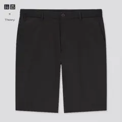 美品 ユニクロ theory 感動イージーショートパンツ ブラック M
