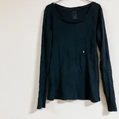 即購入OK✨ブラック ロンT 長袖 Tシャツ【S】 肌着