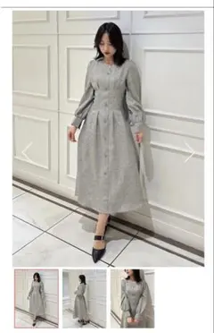 AnMille アンミール　長袖　ロングワンピース　タグ付き美品