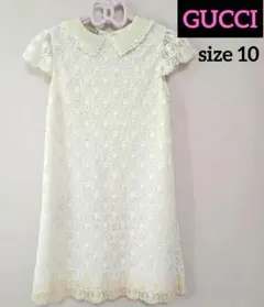 GUCCI 半袖 レース ワンピース size 10のサムネイル