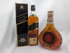 未開栓古酒 ジョニーウォーカー スイング750ml&黒ラベル12年 箱付2本のサムネイル