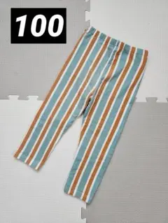 男の子 どっちもせいかい パンツ ストライプ 100