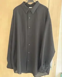 GU イージーケアシアーオーバーサイズシャツ