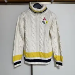 週末限定価格♡ le coq ケーブルニットタートルネックセーター　ゴルフ