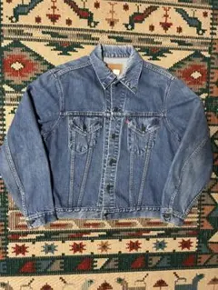 70s USA製リーバイス70505 デニムジャケット　ケアタグ　42〜44