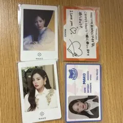 NiziU マコ 4枚トレカセット