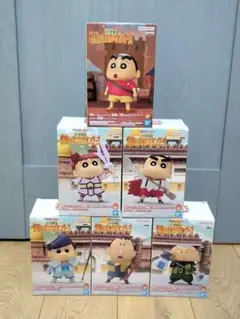 映画クレヨンしんちゃん　灼熱のカスカベダンサーズ　フィギュア　6体セット