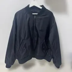 ブラック MA-1 フライトジャケット