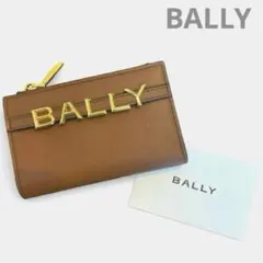 【新品級】BALLY バリー コンパクトウォレット 折り財布 レザー キャメルのサムネイル