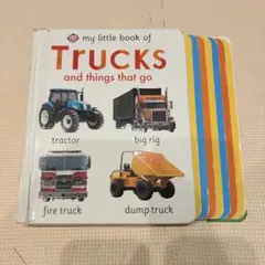 My little book of Trucks ボードブック絵本