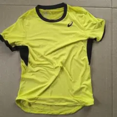 asics アシックス テニス Tシャツ イエロー Sサイズ