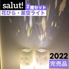 【完売品】salut! LEDライト 花びら・星空　2種セット