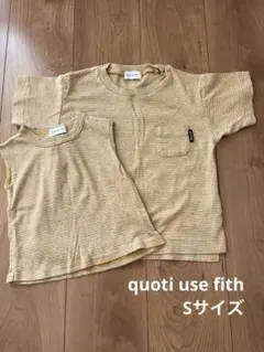 quoti use fith ノースリーブトップスSサイズのサムネイル