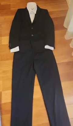 ユニクロ 男子 フォーマルスーツ セットアップ ネイビー 160cm