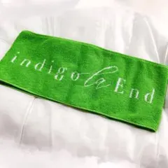 indigo la End　夏ロゴジャガードタオル/グリーン