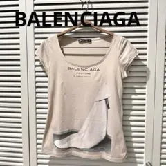 BALENCIAGA ベージュ Tシャツ XSサイズのサムネイル