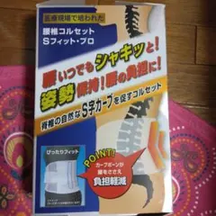 腰痛ベルト Sフィット・プロ Mサイズ