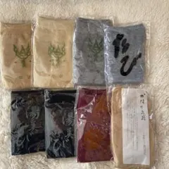 ※新品・未使用品※温泉旅館足袋ソックス色違い8足セット