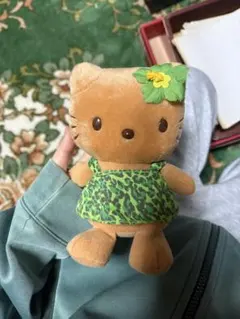 ［レア］ガングロ日焼けキティ 平成レトロ ヒョウ柄