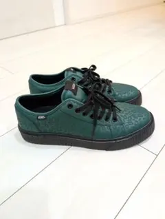VANS スニーカー 豹柄 グリーン