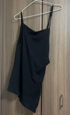 HELMUT LANG ヘルムートラング　アンシンメトリー　キャミソールロング黒 2026年最新】Helmut Lang レディース キャミソールの人気アイテム
