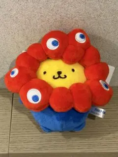【完売品】ミャクミャク ポムポムプリン ぬいぐるみマスコット カラビナ付き