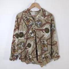 Salvatore Ferragamo シルク100% アニマル柄 シャツ XS - メルカリ