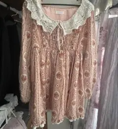 リズリサ ワンピース 花柄 ドット