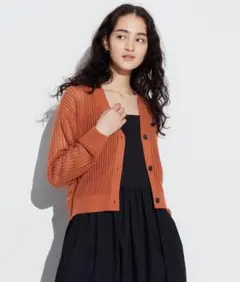 値下げ中⇒ユニクロ メッシュカーディガン XL