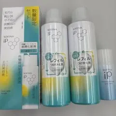 SOFINA iP レフィル 土台美容液180g×3 洗顔料10回分ミニサイズ付