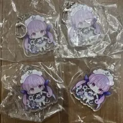 湊あくあ ホロライブ アクリル キーホルダー　4個セット