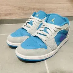 Nike Air Jordan 1 Low ブルー/グレー/パープル　26.5