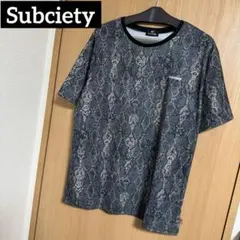 Subciety サブサエティ Python パイソン 蛇柄 総柄 Tシャツのサムネイル
