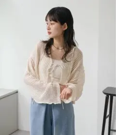 【美品】Kastane✴︎カットレースカーディガン