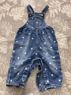 babyGAP ドットサロペット 6-12ヶ月