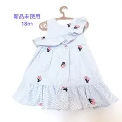 新品未使用⭐︎IRIS & IVY ストライプ ワンピース 18M