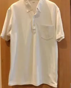 UNIQLO ホワイト ポロシャツ Lサイズ