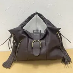 ■ トフ&ロードストーン バンドバッグ 山羊革 本革フリンジマルシェのサムネイル