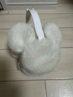 ミッキーマウス耳あて ホワイトファー