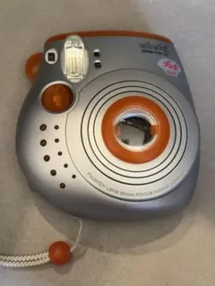 FUJIFILM Instax Mini 20 シルバー/オレンジ 広角レンズ付