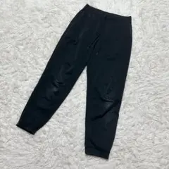 【c6131】UNIQLO ジョガーパンツ ブラック　ウエストゴム