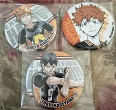 ハイキュー展 第7弾 原作缶バッジ　日向翔陽　影山飛雄　ハイキューの日　プライズ