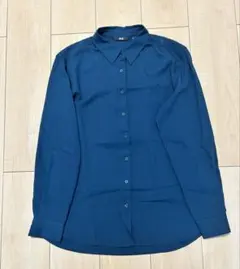 UNIQLO 長袖シャツ ブルーのサムネイル