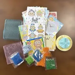 アクアビーズ 図案等セット　サンリオ　すみっこ　ツムツム　ミニオン　等