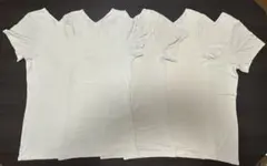 UNIQLO ユニクロ エアリズムUネックT ベージュ 4点セット まとめ売り③