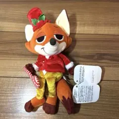 Disney Store ぬいぐるみキーホルダー ニック・ワイルド ズートピア
