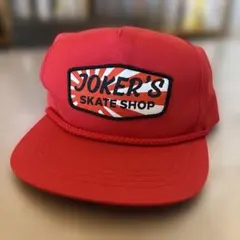 JOKER'S SKATE SHOP レッドキャップ　スケーター限定品