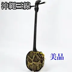 ヘビ柄 三線 ピック付き ケース付 沖縄 蛇柄 - メルカリ