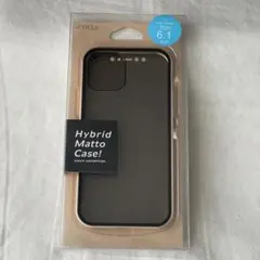 【未使用級】iPhone12 /12Pro ケース ハイブリッドマット 衝撃吸収
